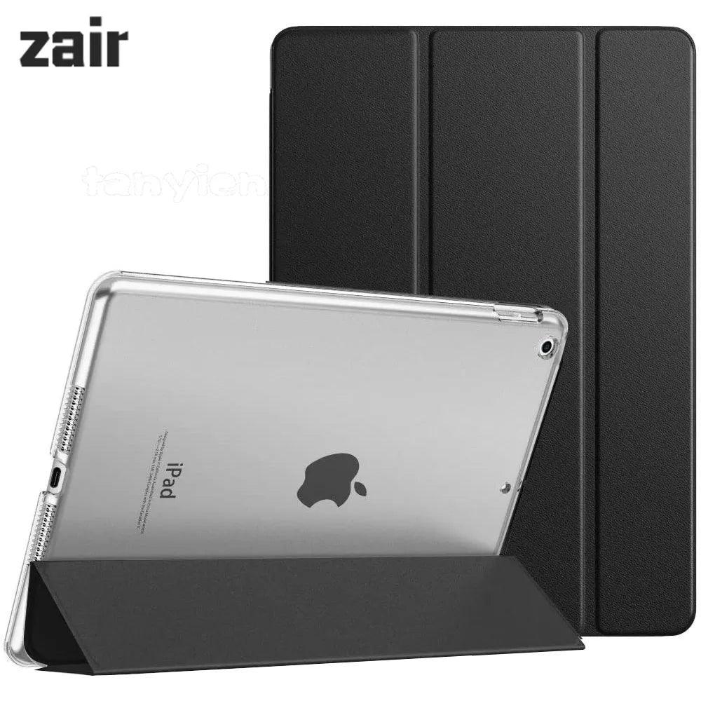 iPad Stylish Flip Smart Cover with Tempered Glass: Sophisticated Protection  ourlum.com   