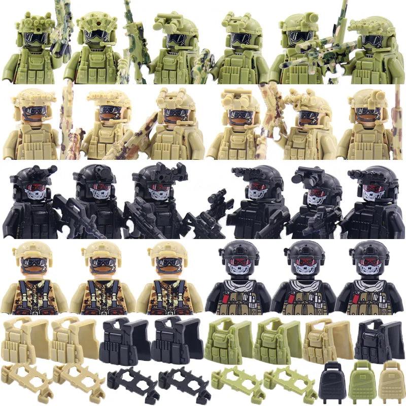 Military Special Forces Building Blocks: Combat Set & Accessories  ourlum.com   