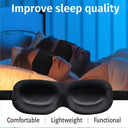 3D Contoured Cup Eye Mask: Ultimate Relaxation and Deep Rest for Men and Women