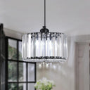 Glass Led Pendant Light Modern Ceiling Lamp Adjustable Fixture