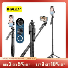 Wireless Selfie Stick Tripod: Bluetooth Stand for GoPro and Smartphones