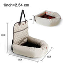 Dog Carrier Car Seat Pad: Stylish Waterproof Travel Bag