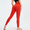 Seamless High Waist Nude Yoga Pants Women's Hip Lifting Fitness