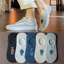 Adorable Cartoon Bear Non-Slip Ankle Slippers for Men