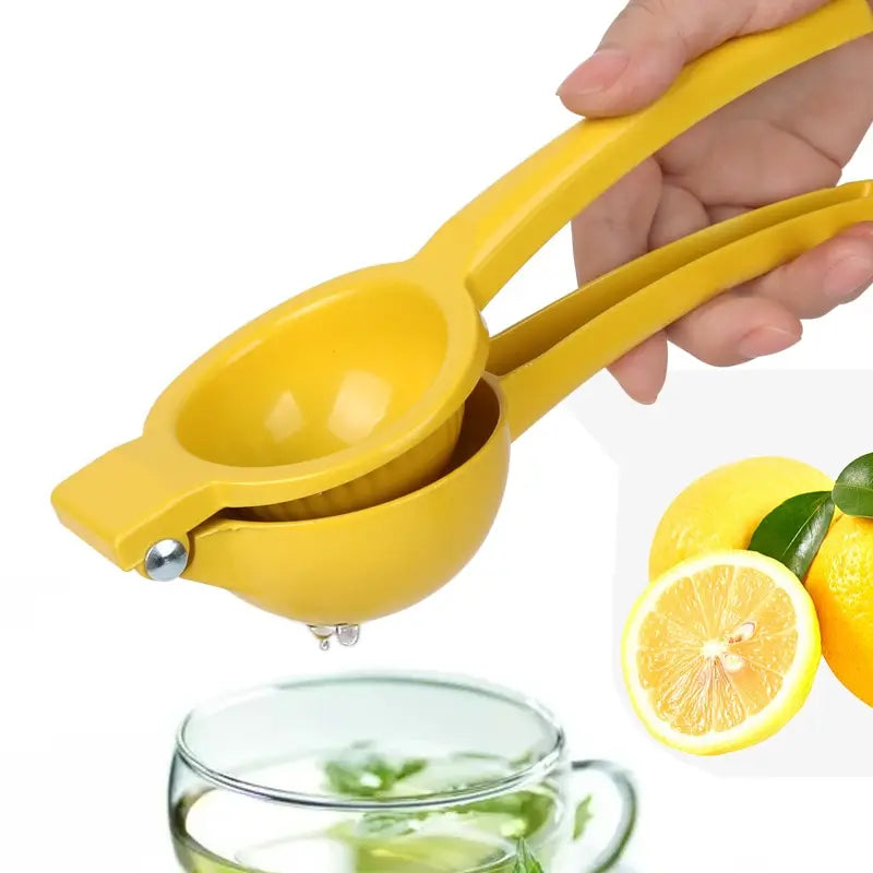 Portable Aluminum Lemon Squeezer & Mini Blender Kit for Citrus Juicing  ourlum.com   