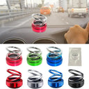 Elegant Car Perfume Double-ring Aroma Diffuser Solar Freshener