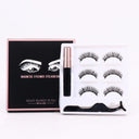 Magnetic Eyelash Kit with Synthetic Lashes for Glam Eyes