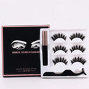 Magnetic Eyelash Kit with Synthetic Lashes for Glam Eyes