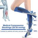 High-Performance Unisex Compression Socks for Sports Pain Relief