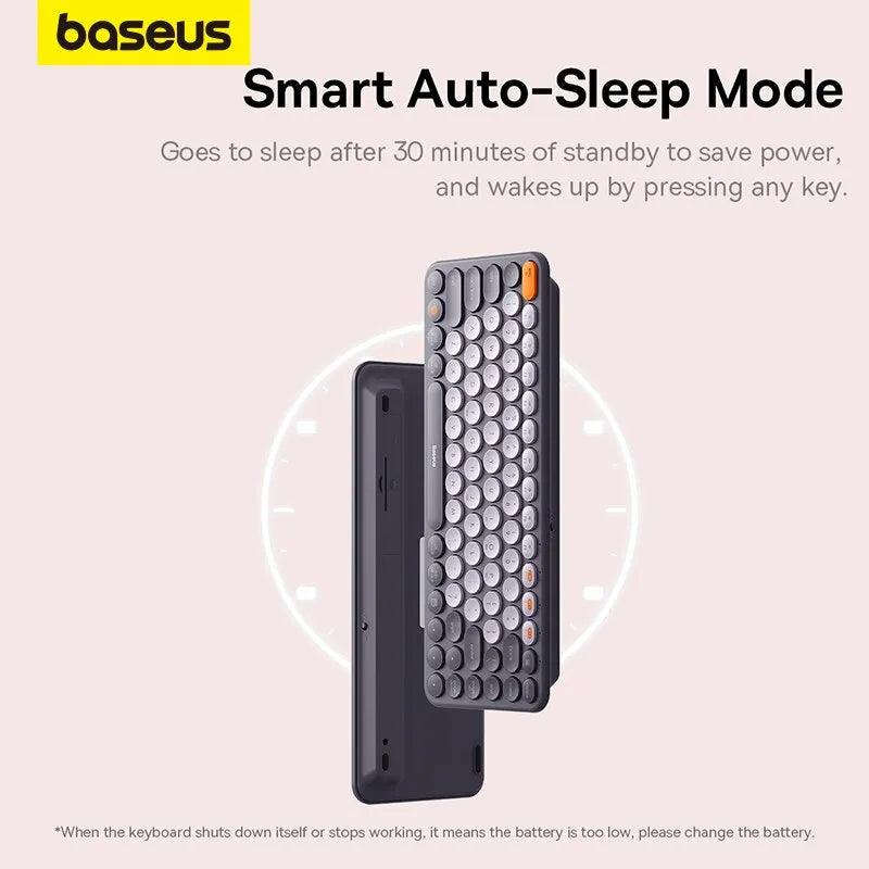 Baseus Wireless Keyboard: Multi-Device Connectivity & Silent Keys  ourlum.com   