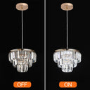 Crystal K9 Led Ceiling Lamp Modern Pendant Light Home Deco