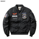 Bomber Jacket Ma1 Air Force Pilot Men Thick Fleece Coat