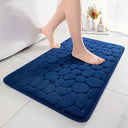 Cobblestone Design 3D Anti-Slip Bath Mat Absorbent Carpet