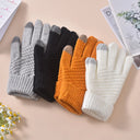 Autumn And Winter Gloves Plus Fleece Touch Screen Warm Gloves