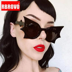 2023 RBROVO Unisex Butterfly Vintage Sunglasses - UV400 Protection, Stylish Punk Eyewear for Men and Women