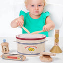 Wooden Xylophone Drum Set For Toddlers Montessori Toys