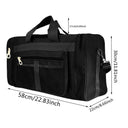 Women Men Nylon Travel Duffel Bag Large Capacity Holdall