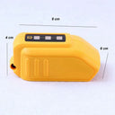 USB Converter Charger For DEWALT 14.4V 18V 20V Battery Adapter