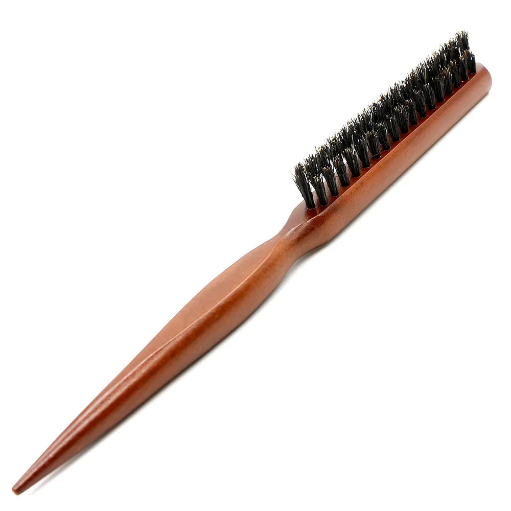 Boar Bristle Hair Brush: Luxury Styling Tool for Hair Barber Hairdresser