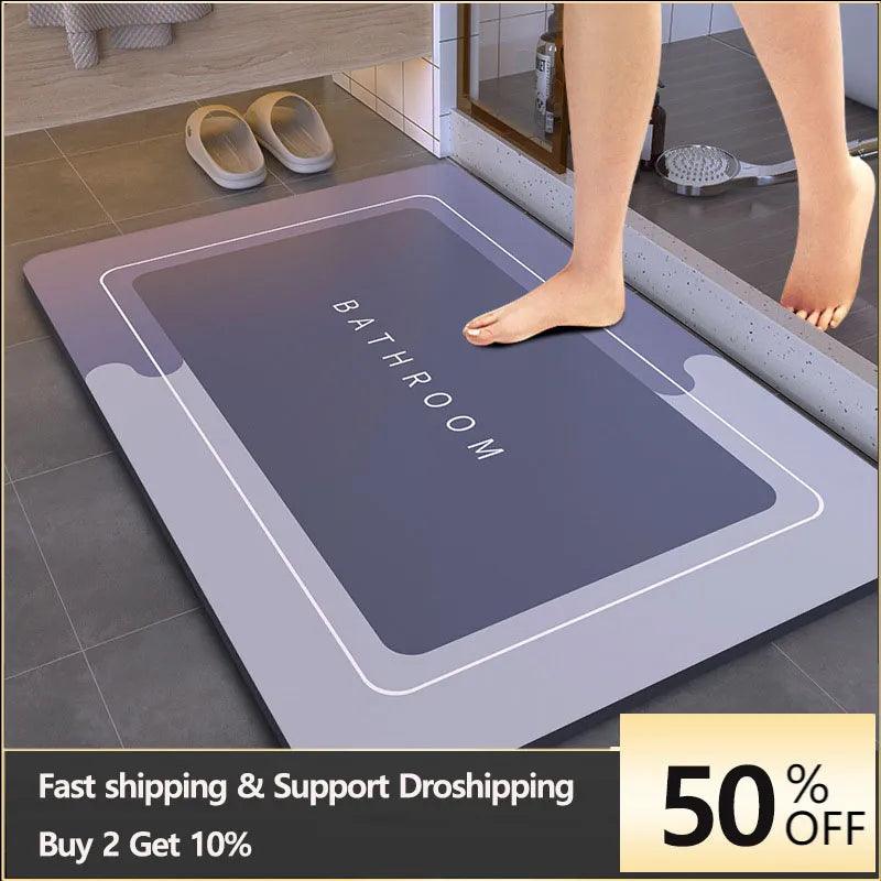 Super Soft Leather Bath Mat with Fast Drying Technology for Home  ourlum.com   
