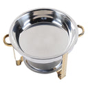 4L Stainless Steel Gold Warming Container Chafing Dish Food Warmer Food Insulation for Home Accessories