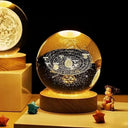 Gift Festival USB LED night light, Galaxy Crystal Ball lamp, 3D planet moon lamp, home decoration  ourlum.com   