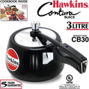 3L Hard Anodised Pressure Cooker for Efficient Cooking