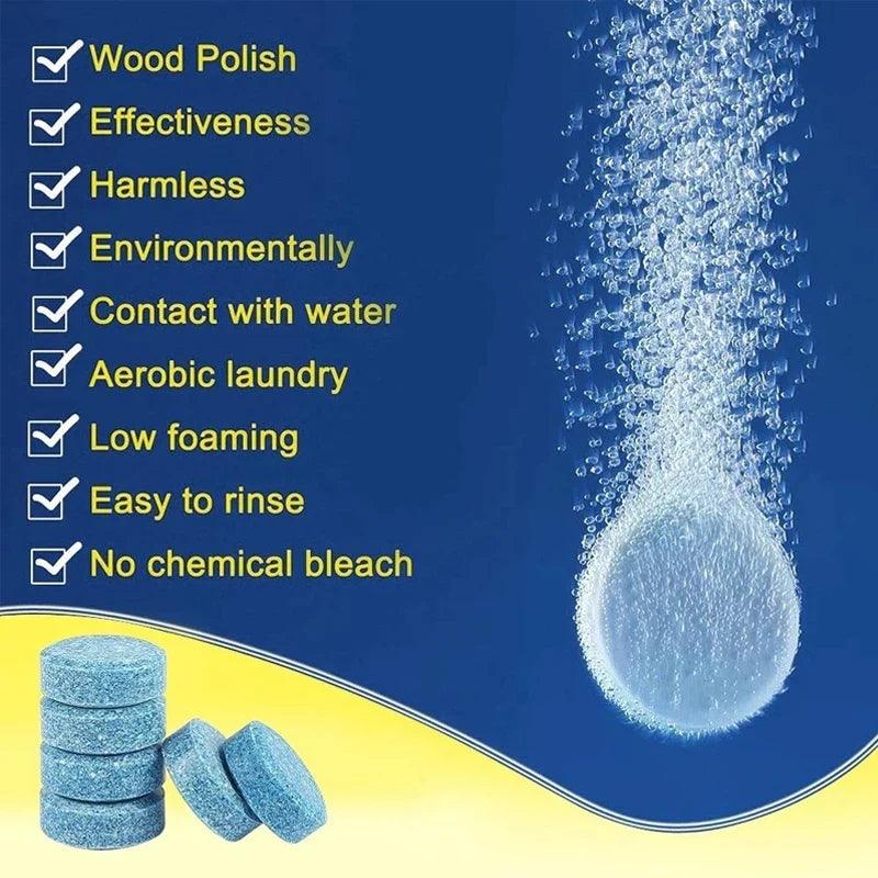 Effervescent Windscreen Cleaner Tablets: Superior Glass Solution  ourlum.com   