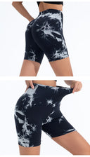 High-Waisted Seamless Tie-Dye Butt Lift Leggings for Women