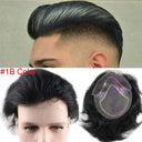 Premium Grey Lace Front Hairpiece for Men Natural Look