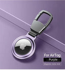 Metal Magnetic Keychain Holder for Apple Airtag: Pet Tracker Protection  ourlum.com PURPLE  