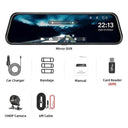 Car Mirror Camera Recorder: High-Quality Night Vision Video