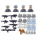 Military Special Forces Building Blocks: Combat Set & Accessories  ourlum.com Navy  