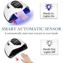 UV LED Nail Drying Lamp: Gel Manicure Tool with LCD Screen