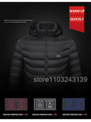 21 Areas Heated Jacket Mens Waterproof Heating Coat Tactical