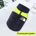 Waterproof Dog Winter Jacket for Small to Big Dogs  ourlum Green S 