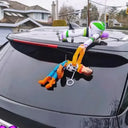 Toy Story Funny Dolls Buzz Lightyear Rescue Woody Plush Auto Car Ornament