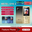 MKTEL OYE 3 Dual SIM Feature Phone 1.77" Display 1800mAh