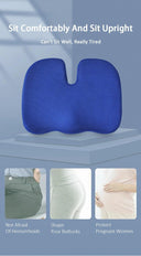 U-Shaped Gel Memory Foam Coccyx Cushion for Healthy Sitting