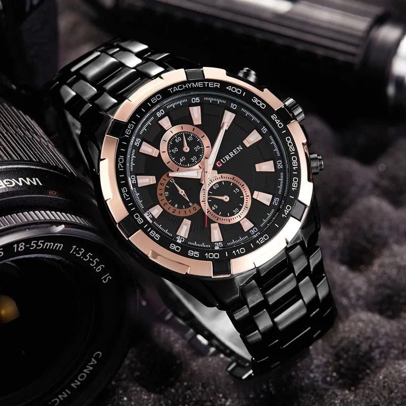 Stylish and Durable CURREN 8023 Men's Quartz Watch with Water Resistance  ourlum.com   