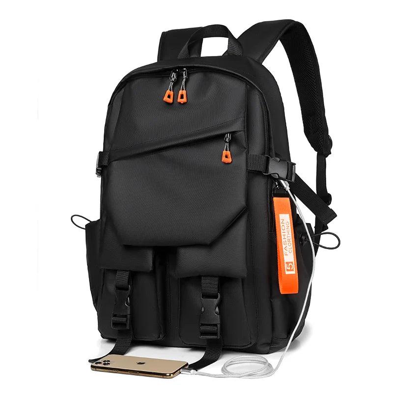 Elegant Waterproof Travel Backpack for Men - High-Capacity 15.6" Laptop Bag