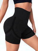 High-Waisted Women's Yoga Shorts for Fitness Gym Running