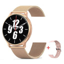 Bluetooth Call Smartwatch with Customizable 360*360 Dial and Fitness Tracker - G35 by OurLum  OurLum.com Pink Milan With Retail Box 