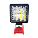 18V LED Work Light for Makita Dewalt Milwaukee Flood Lamp