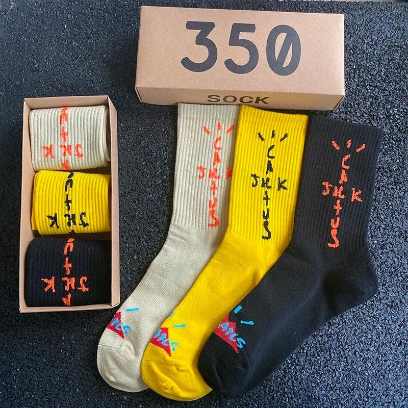 Street Skateboards Crew Cactus Jack Hip Hop Harajuku Basketball Socks - Men's and Women's Fashion Statement  Our Lum   