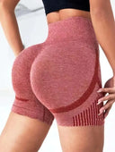 High-Waisted Women's Yoga Shorts for Fitness Gym Running