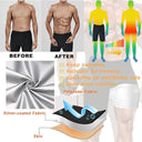 MrifDila Sauna Sweat Short Pants Men's Hot Thermo Suit