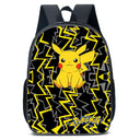 2PC Pikachu Cartoon Backpack Two-piece Pokemon Student School Bag Pencil Bag Elf Pokémon Lunch Bag Cartoon School Bag Mochila  ourlum.com School bag-03  