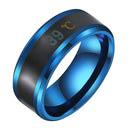 New Intelligent Sensor Temperature Letter Ring 2023 Gifts