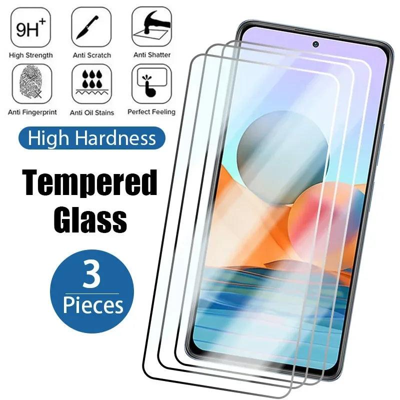 3-Pack Xiaomi Redmi Note Series Tempered Glass Screen Protector - Advanced Protection Glass  ourlum.com Redmi 8 3PCS Tempered Glass 